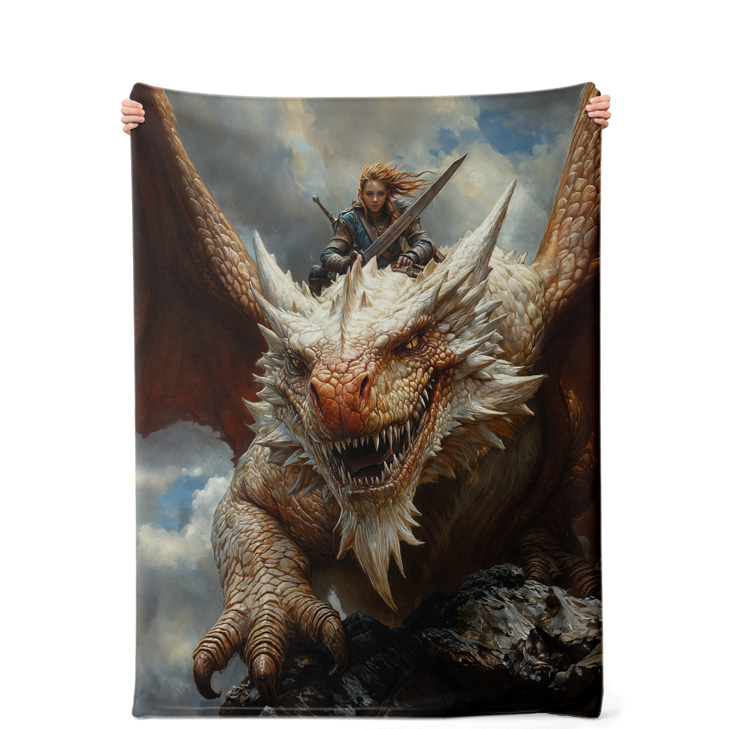 Skyborn Fury Premium Microfleece Blanket