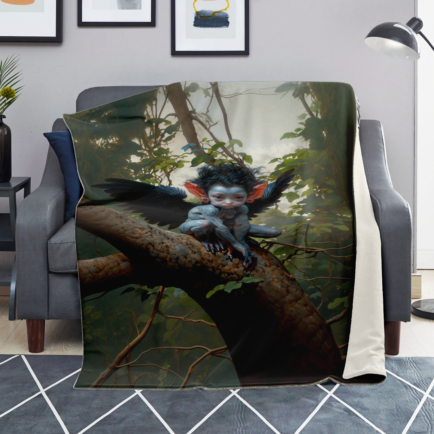 The Tree’s Secret Keeper Premium Microfleece Blanket