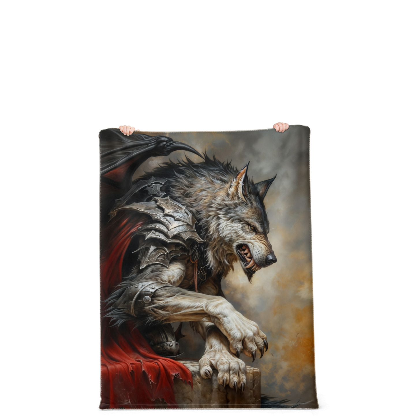 Dracowolf Premium Microfleece Blanket