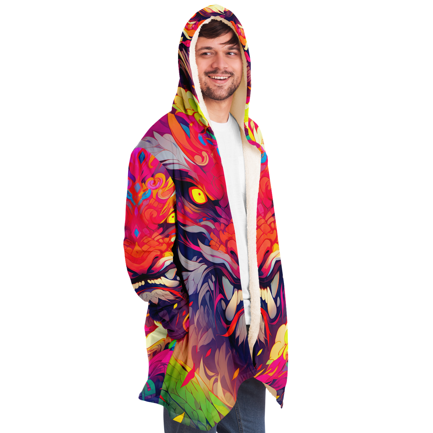 Oni Tiger Microfleece Cloak