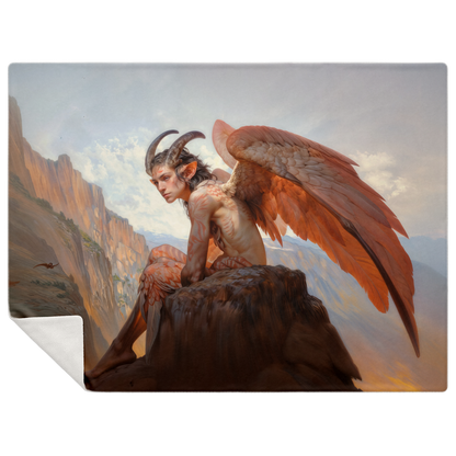 Wings of the Forgotten Dawn Premium Microfleece Blanket