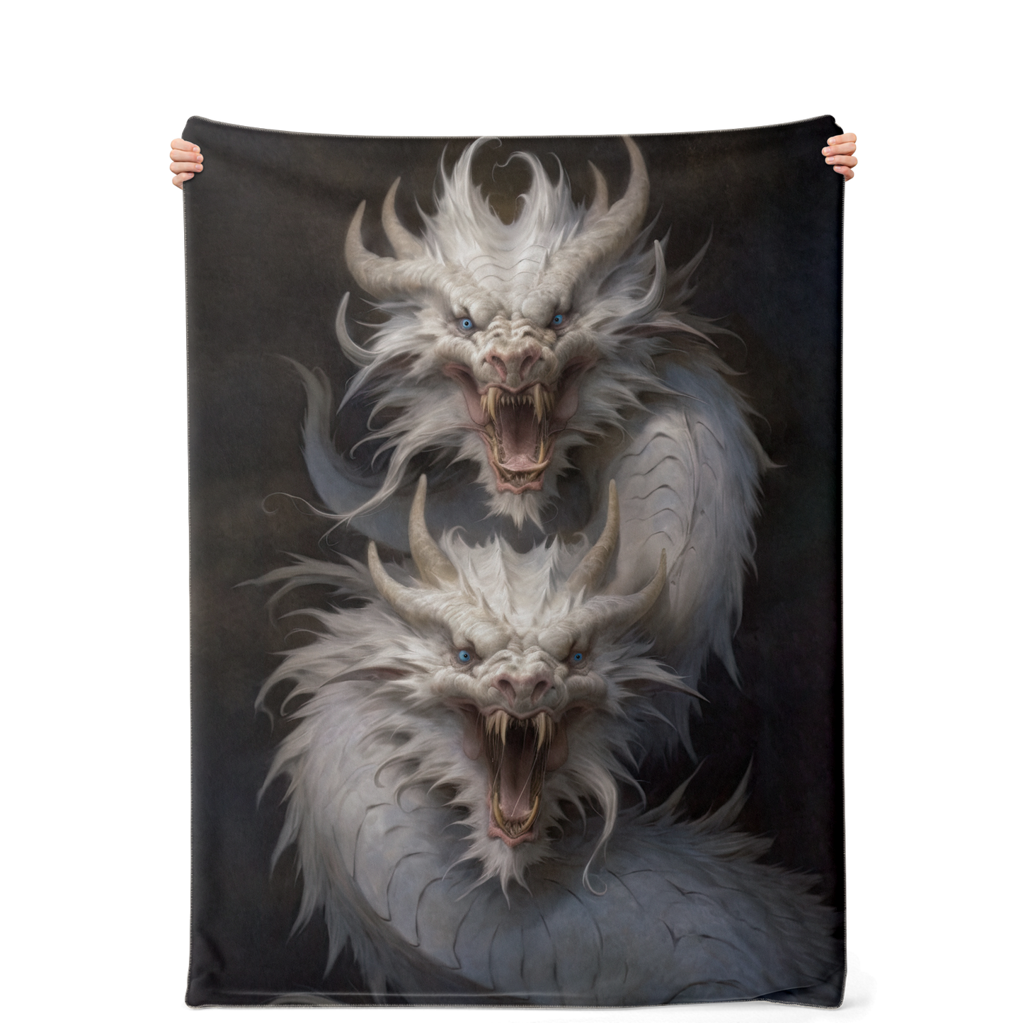 Double Trouble Premium Microfleece Blanket