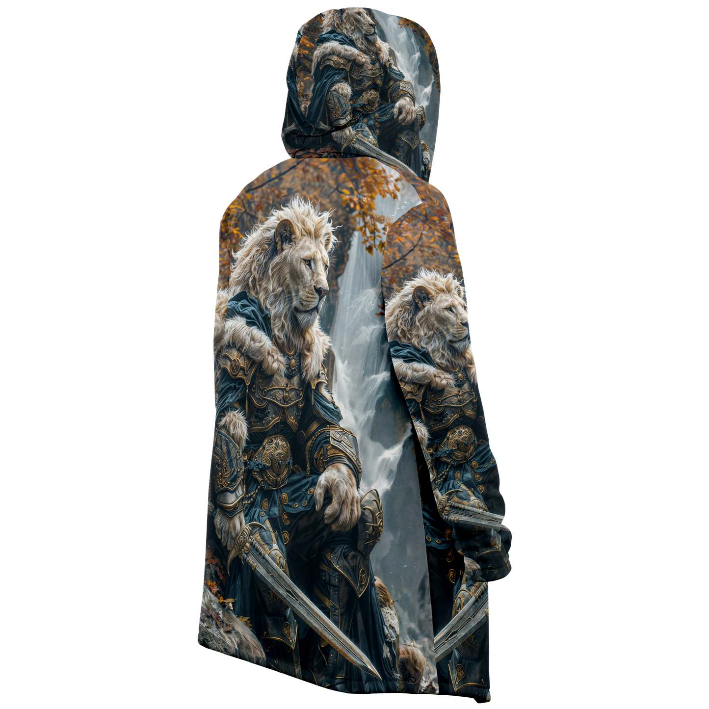 Lionhearts Mourning Microfleece Cloak