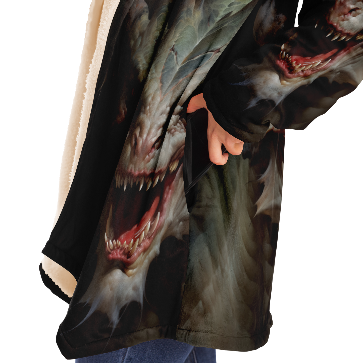 Why Hello Tasty Treat! Microfleece Cloak