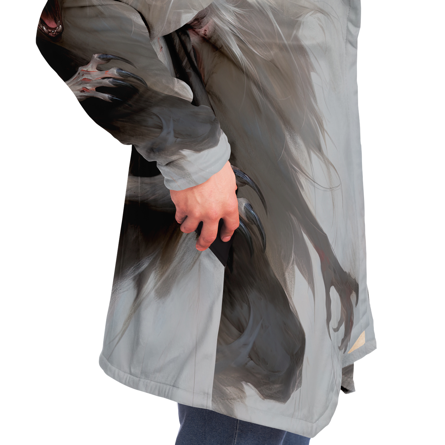 Frostbite Werewolf Microfleece Cloak