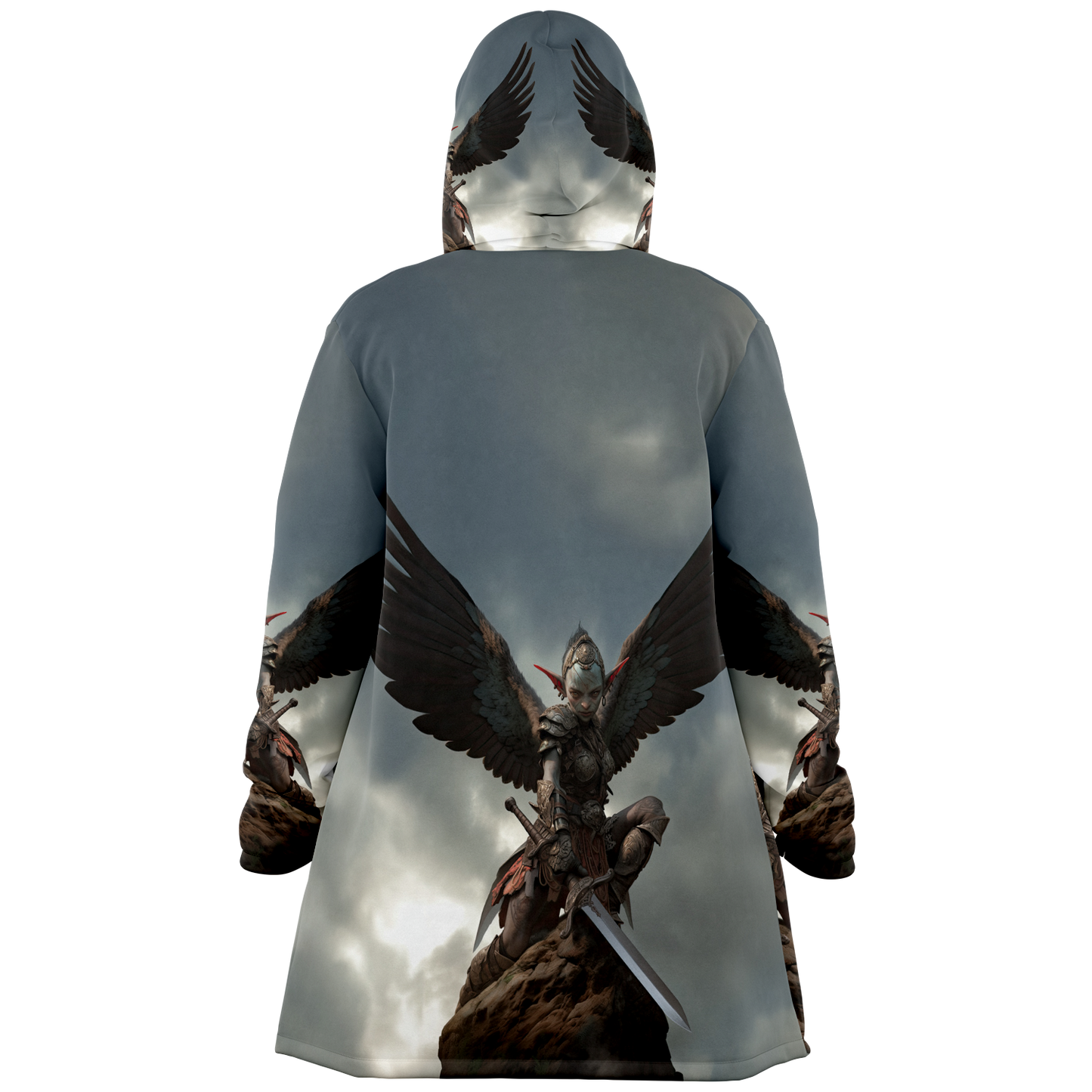 Goblin Harpy Queens Gaurd Microfleece Cloak