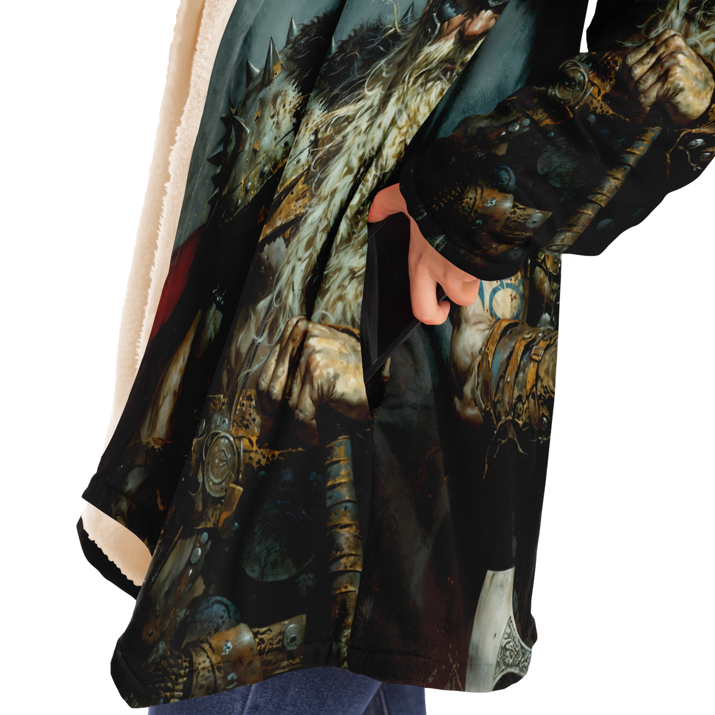 Battleworn Berserker  Microfleece Cloak