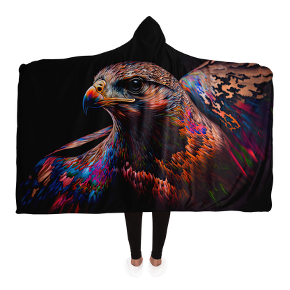 Fluro Falcon Hooded Blanket