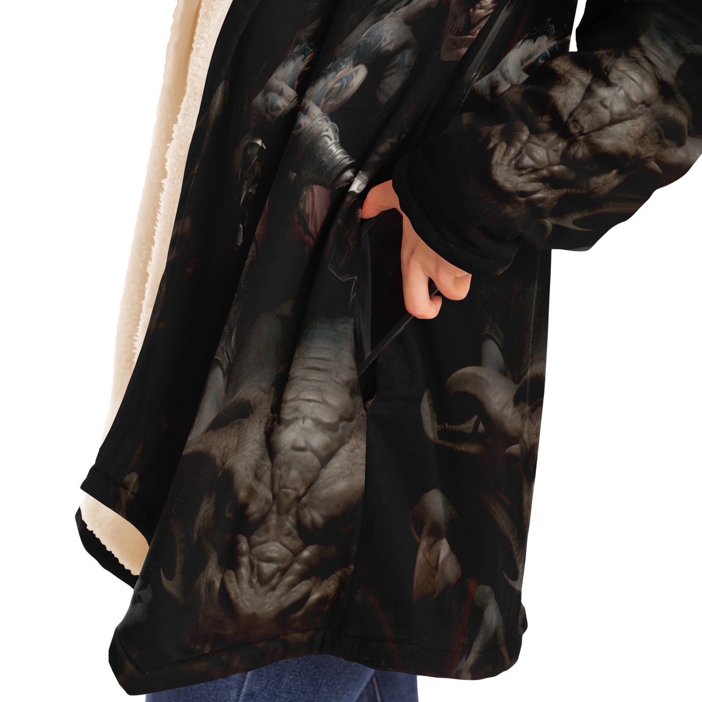 Draconian Goblin King Microfleece Cloak