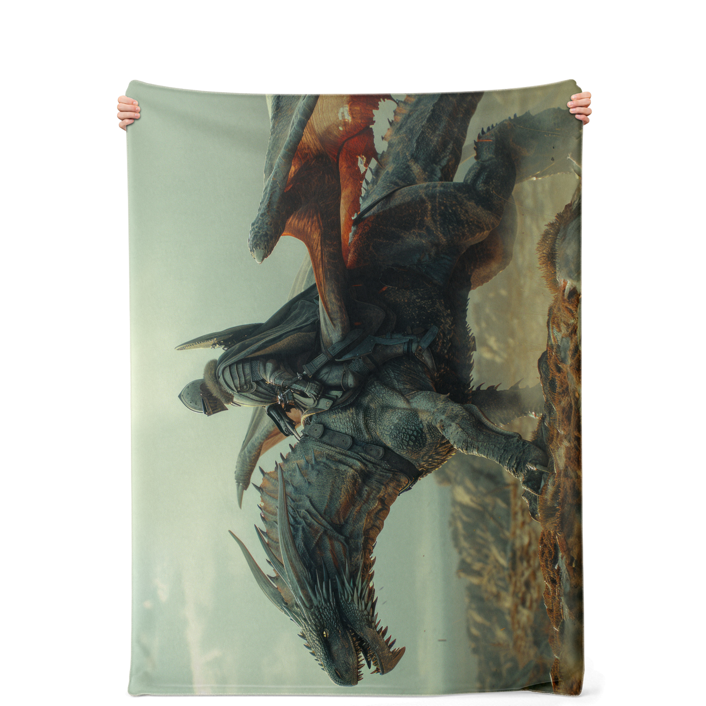 Premium Microfleece Dragon Captain Blanket