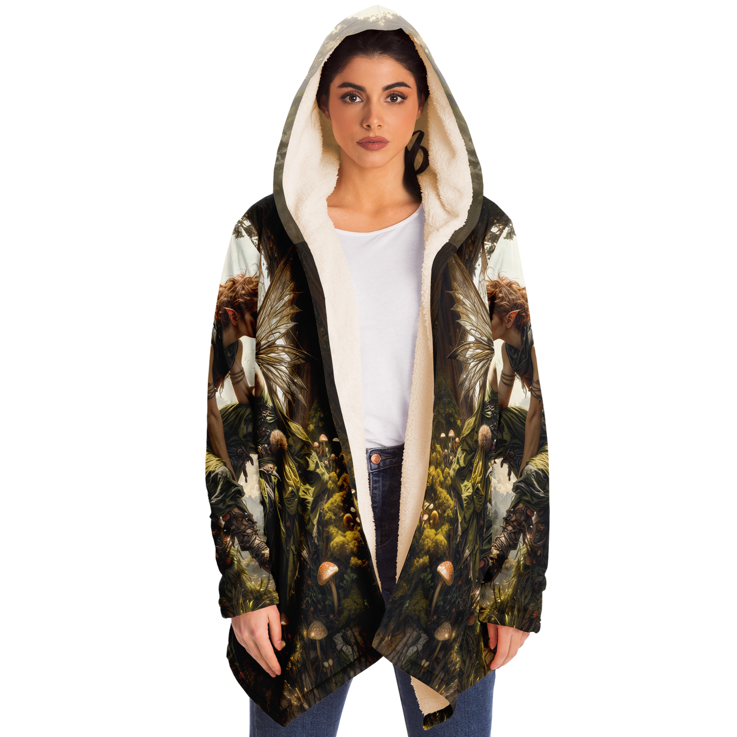 The Woodland Muse Microfleece Cloak