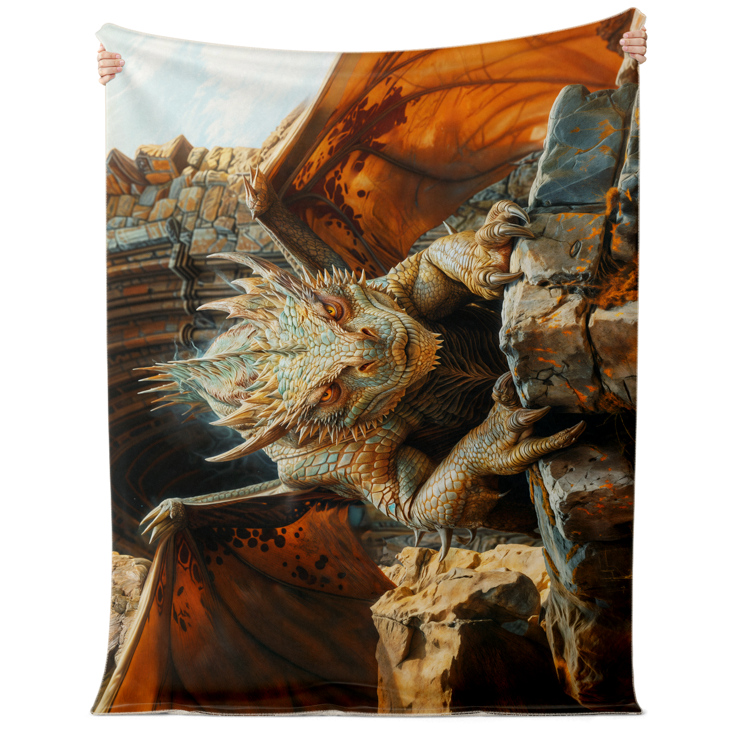 Protector of the Forgotten Keep Premium Microfleece Blanket