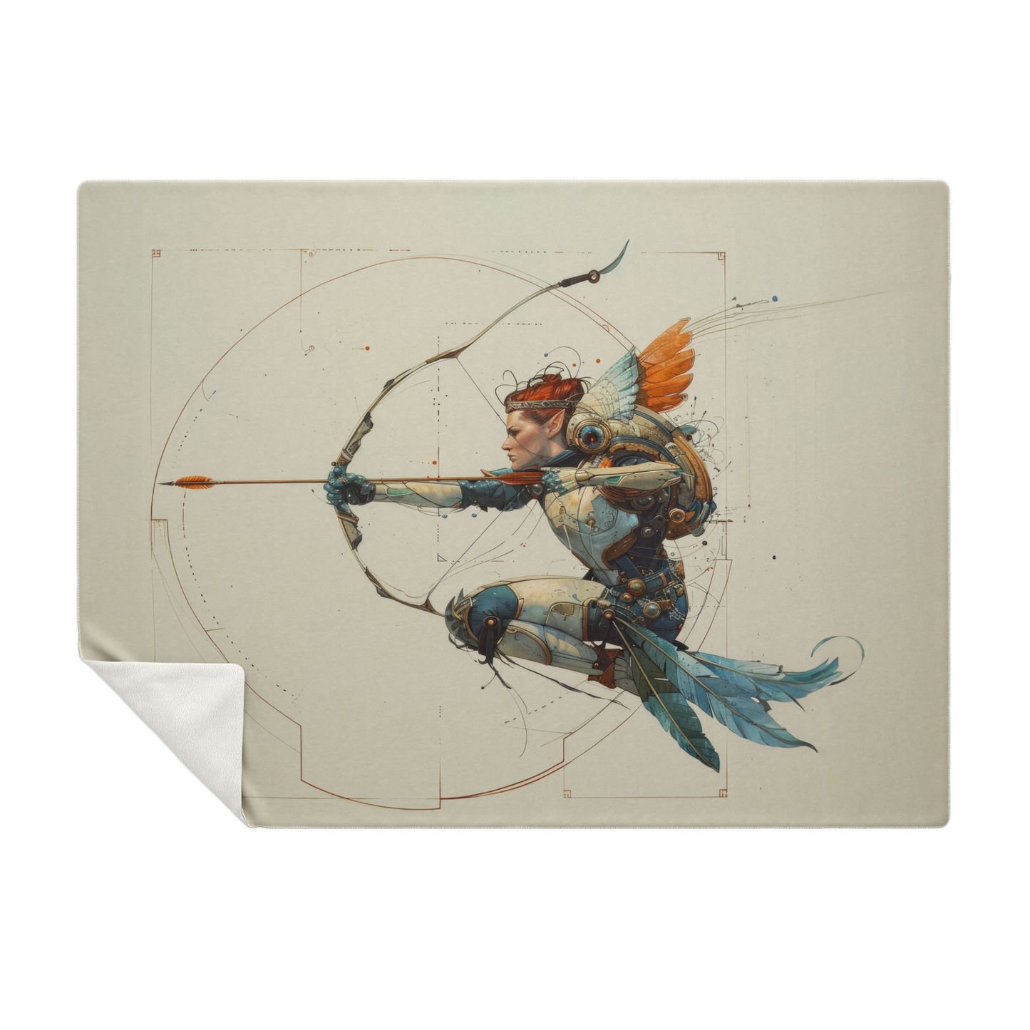 Premium Microfleece Skyborne Archer Blanket