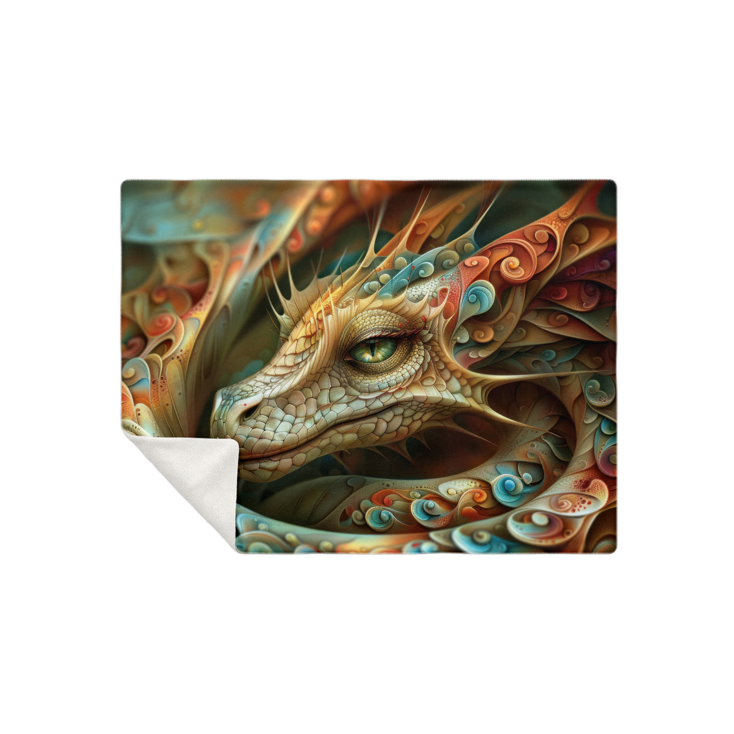 Premium Microfleece Spiralwyrm Blanket