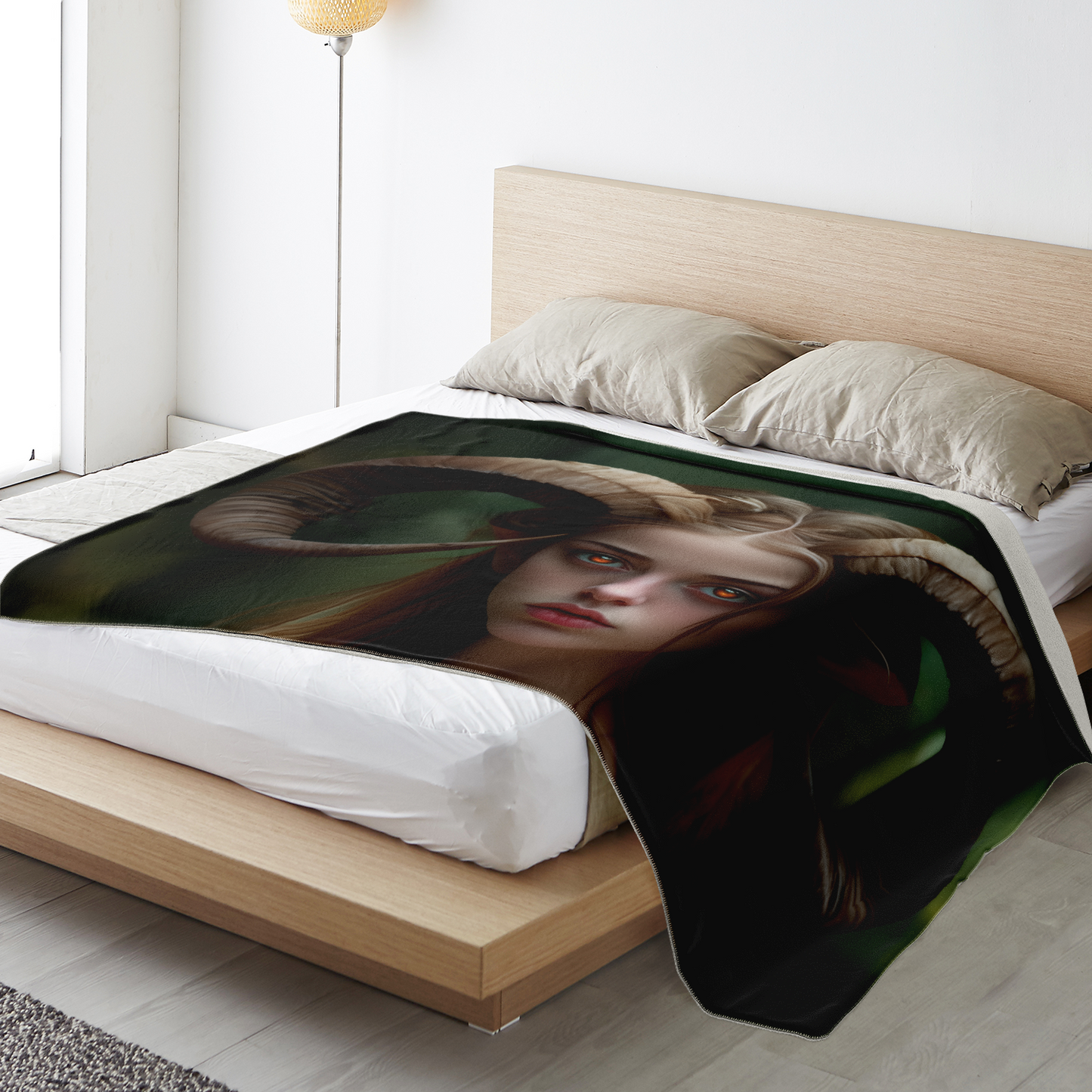 Forest Faun Premium Microfleece Blanket