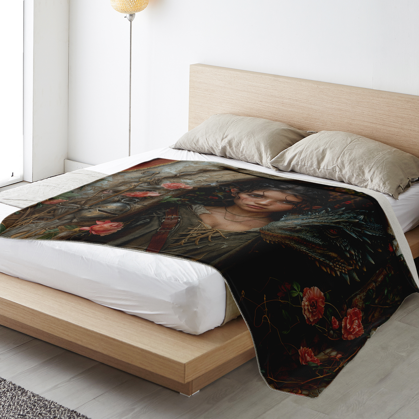 The Secret Garden Premium Microfleece Blanket