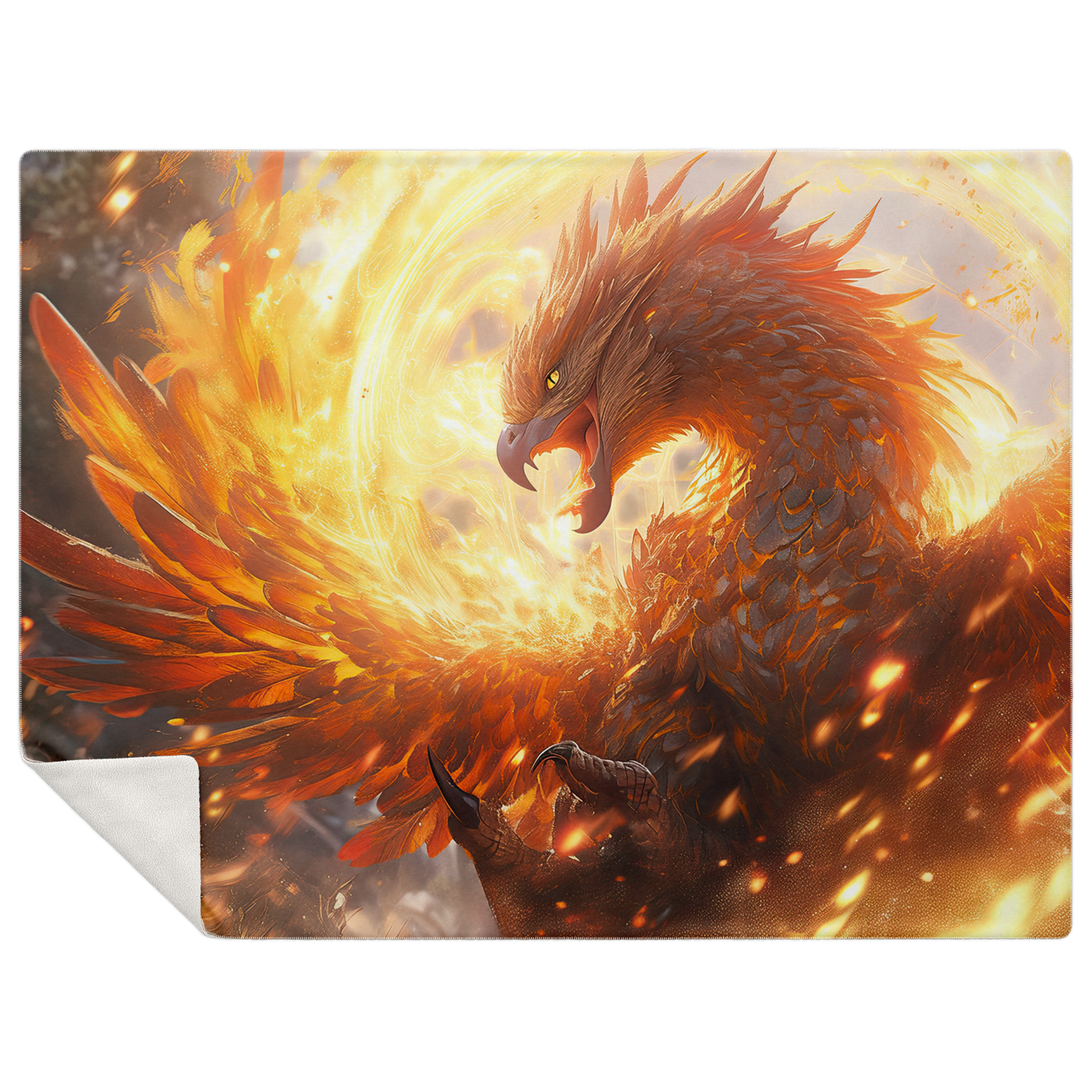 Phoenix Furnace Premium Microfleece Blanket