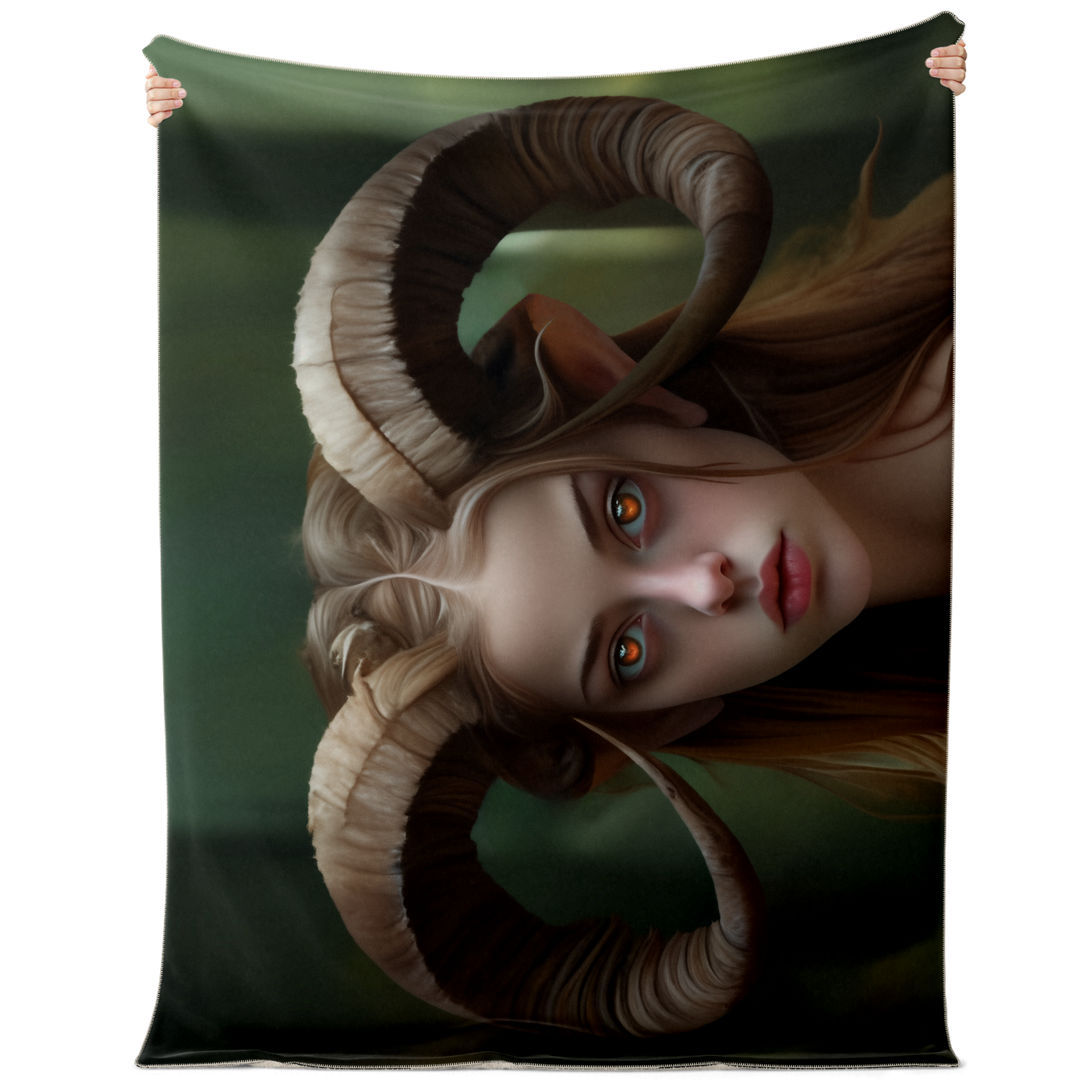 Forest Faun Premium Microfleece Blanket