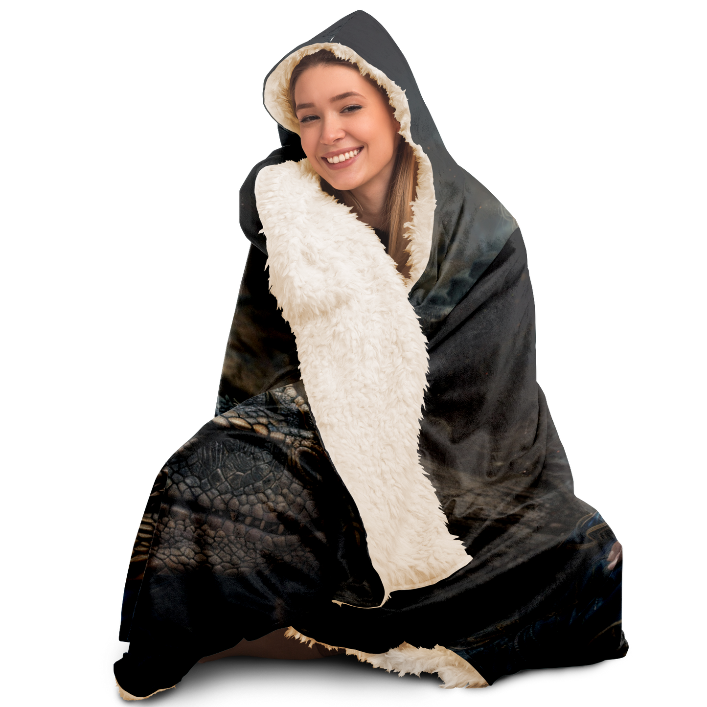 Queen's Legion Sky Knight Hooded Blanket