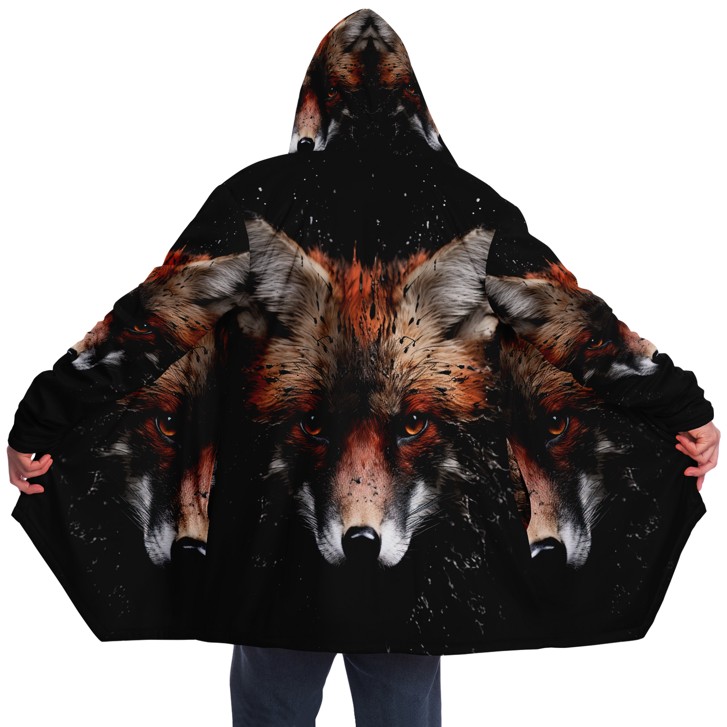 Fox Burst Microfleece Cloak