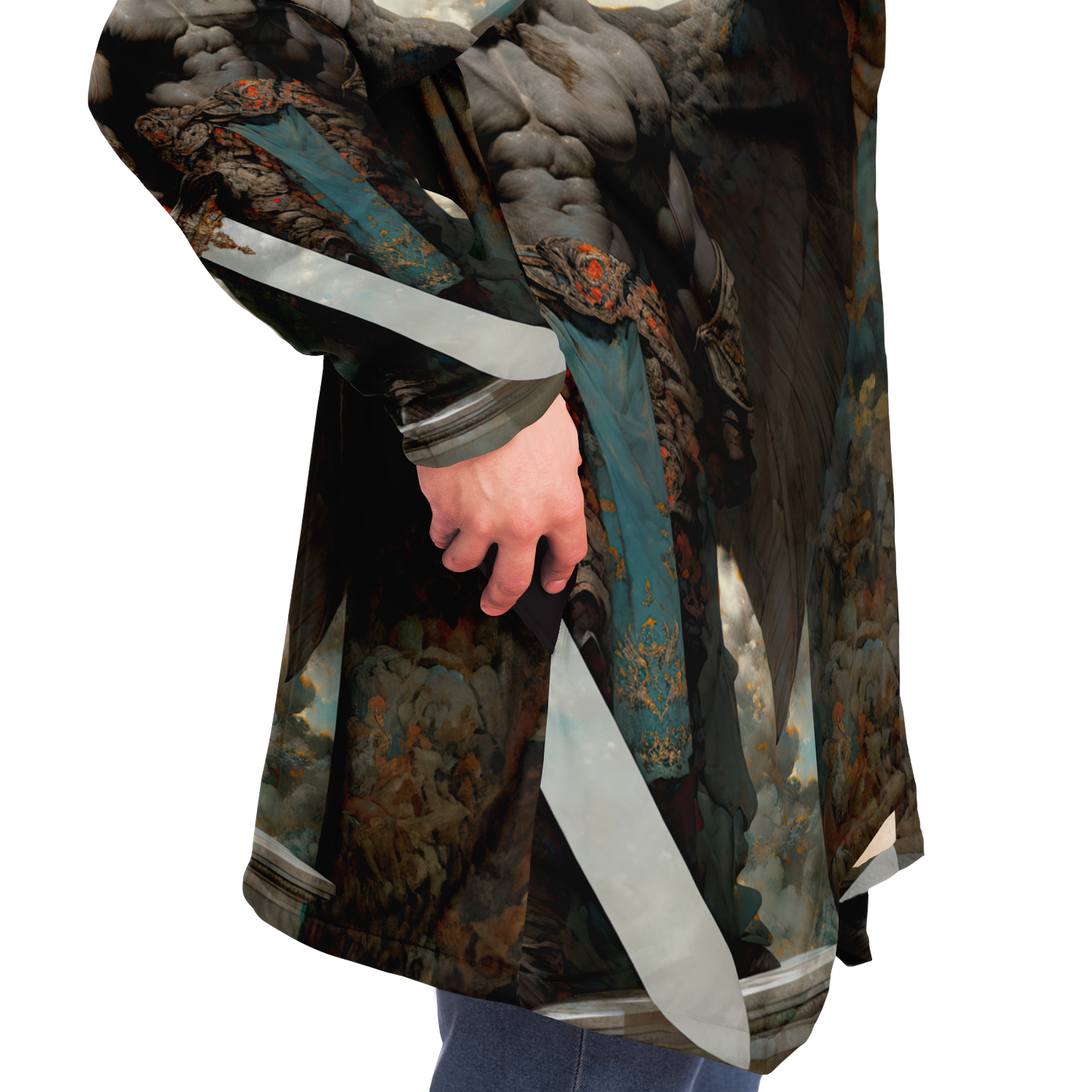 Winged Minotaur Microfleece Cloak