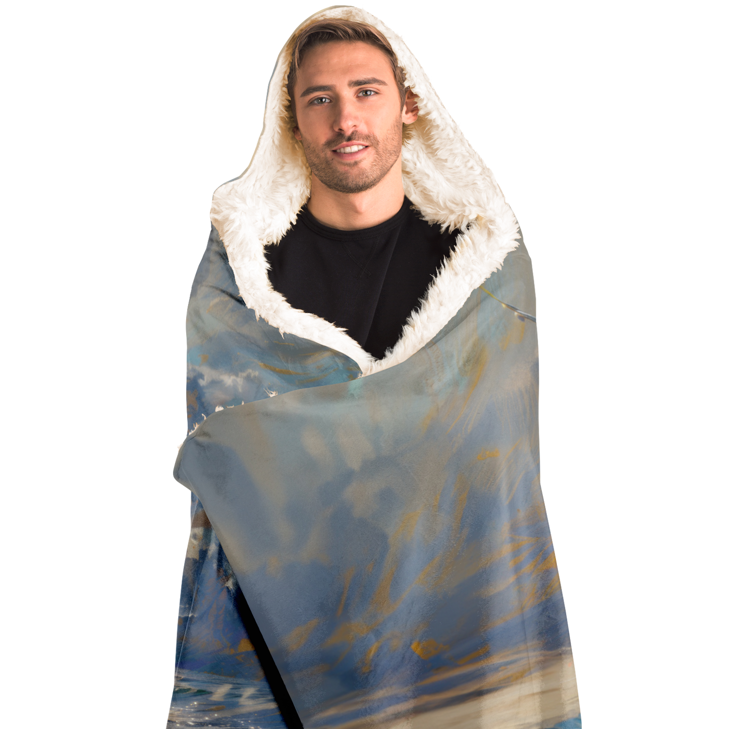 Atlantean Summoner Hooded Blanket