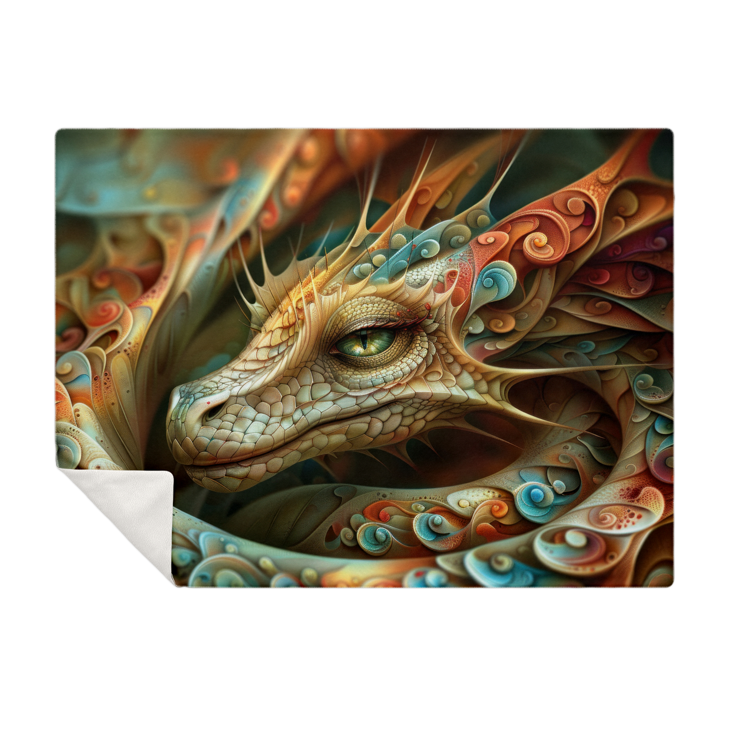 Premium Microfleece Spiralwyrm Blanket