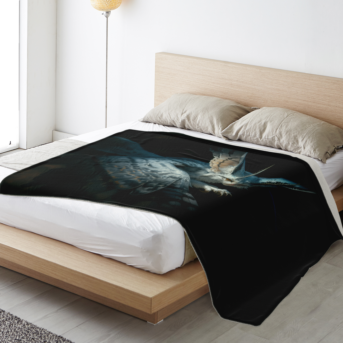 Shadowwing Prowler Premium Microfleece Blanket