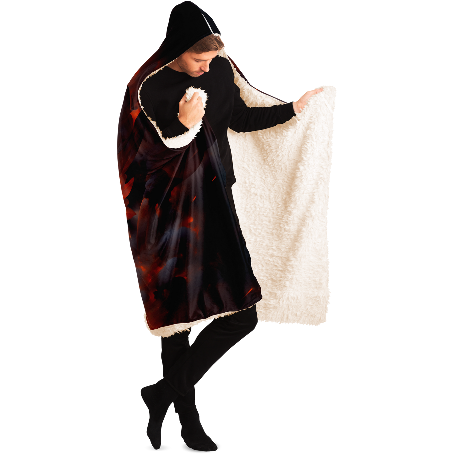 Phoenix Fury Hooded Blanket