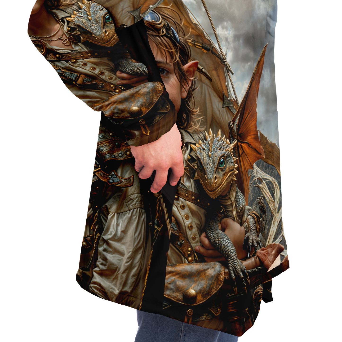 Sky Pirate Cadets Microfleece Cloak