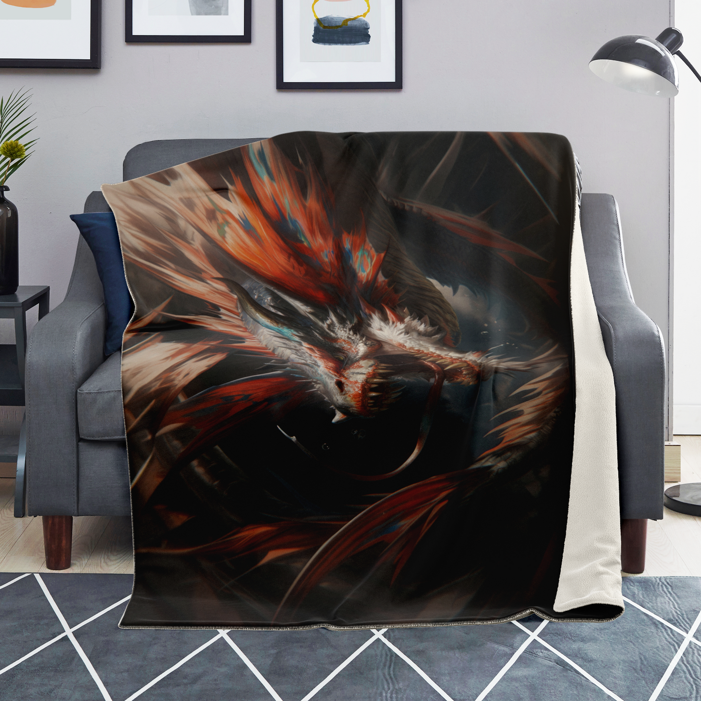 NetherBeast Premium Microfleece Blanket