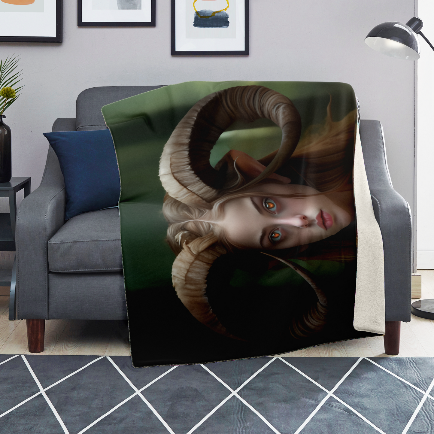 Forest Faun Premium Microfleece Blanket