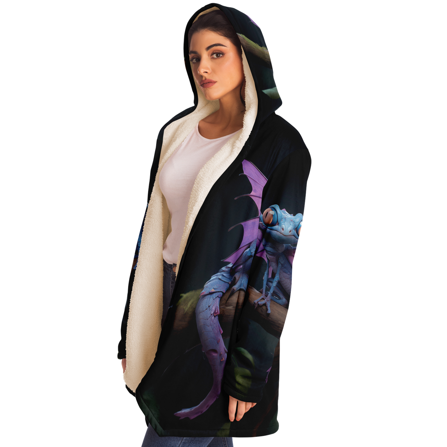 Pixie Dragonfly Microfleece Cloak