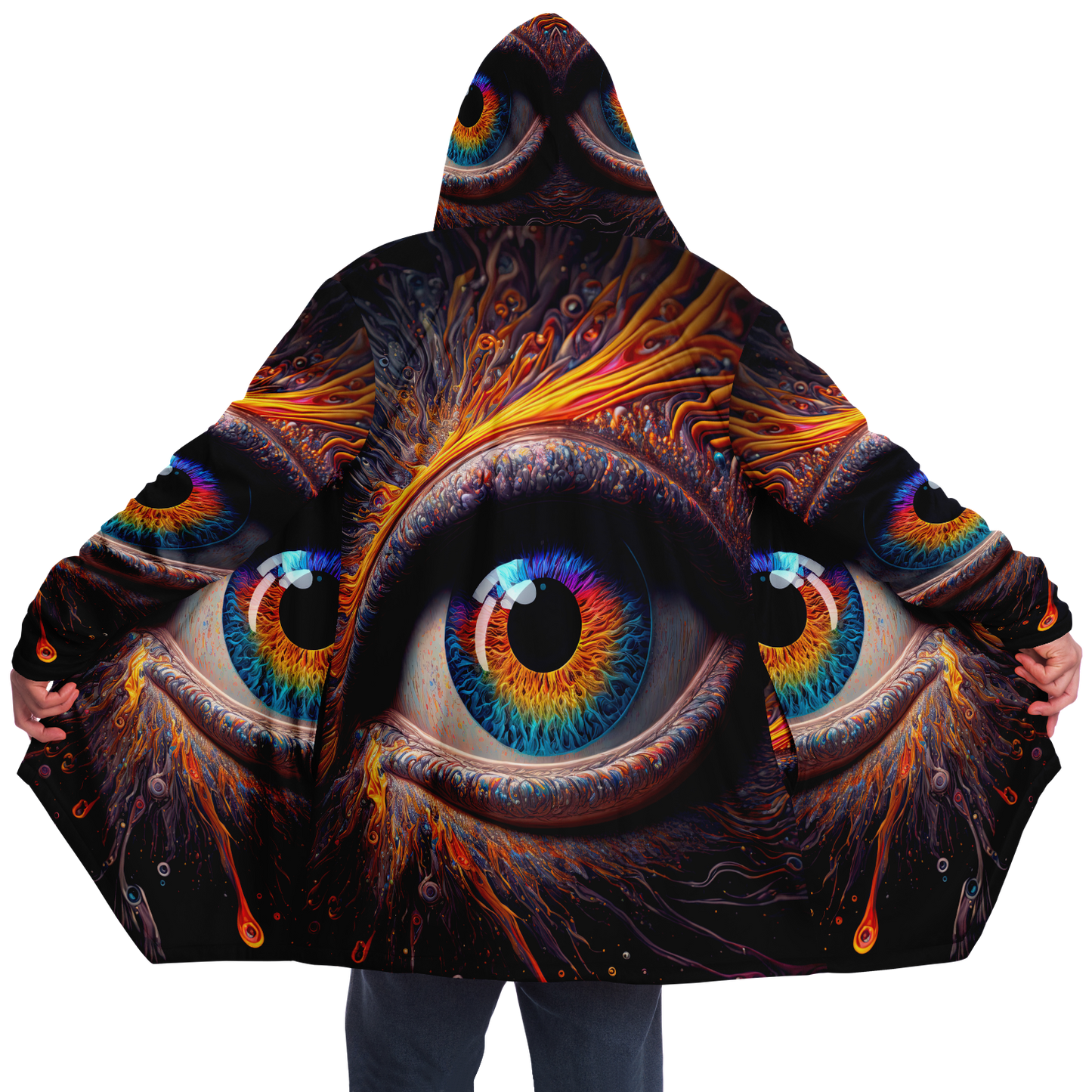 Liquid Dream Sight Microfleece Festival Cloak