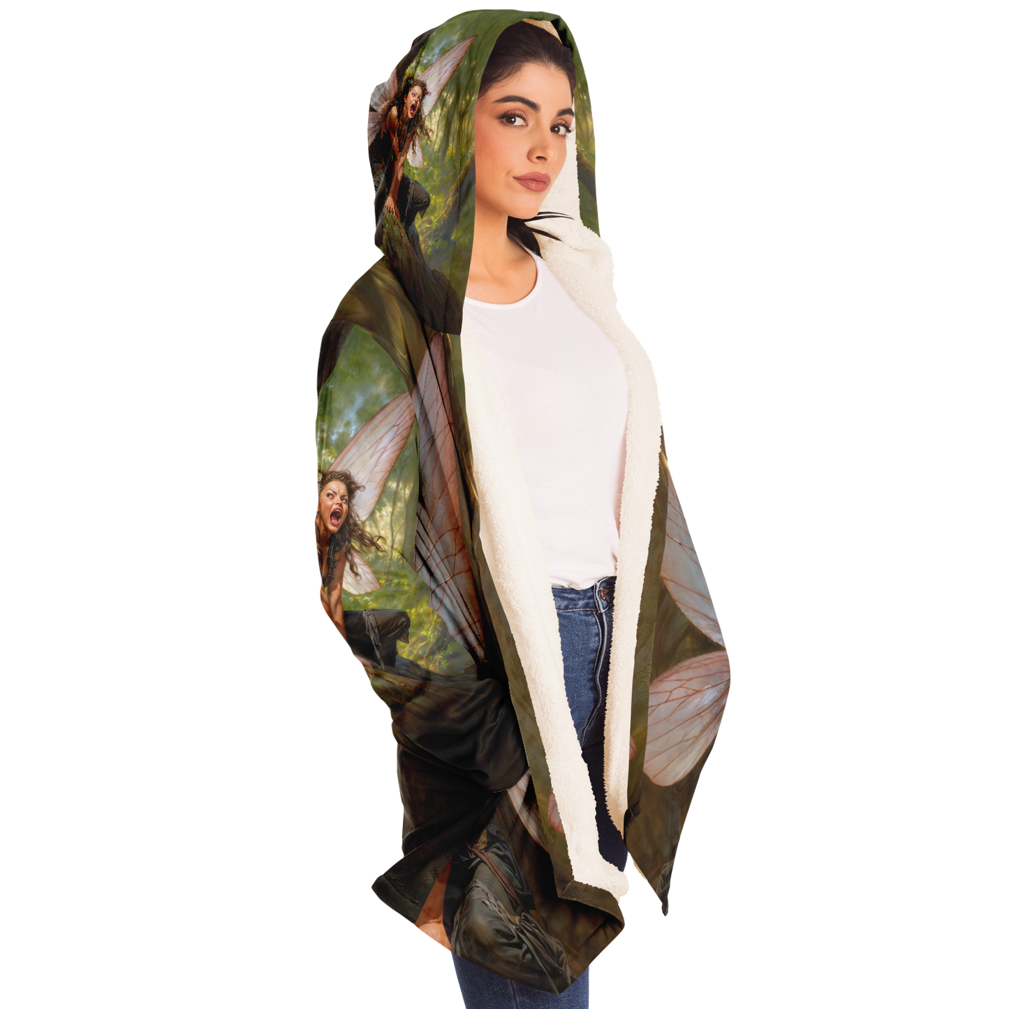 I Dont Care! Microfleece Cloak