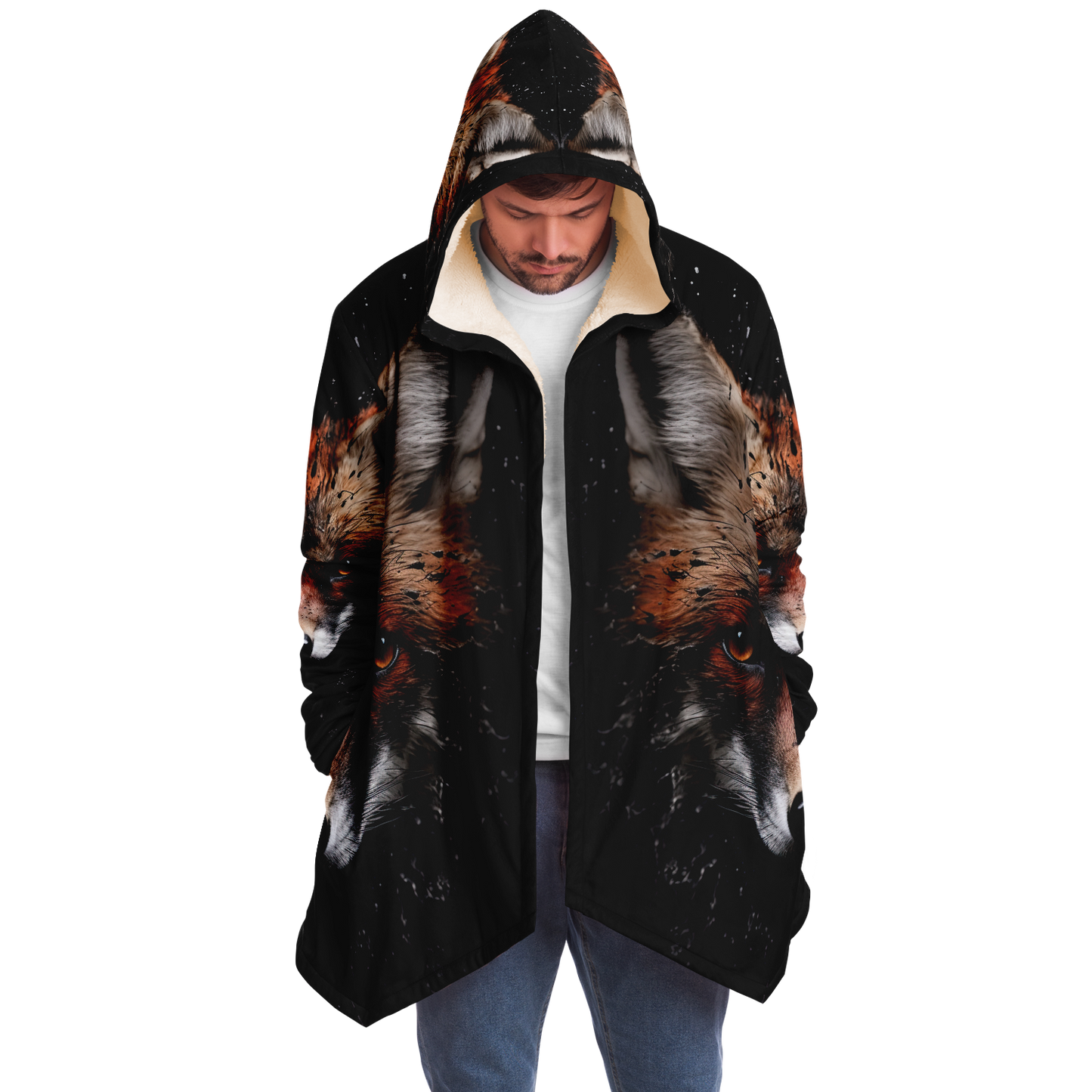 Fox Burst Microfleece Cloak