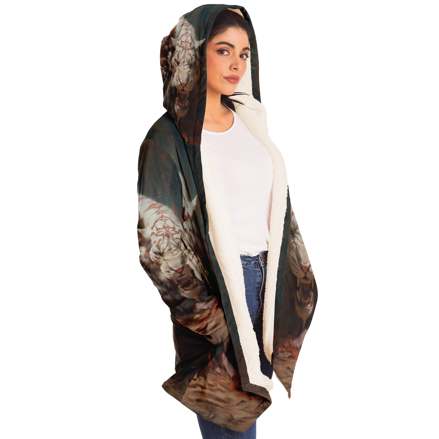 Tiger Scout Microfleece Cloak