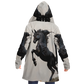 Midnight Unicorn Microfleece Cloak