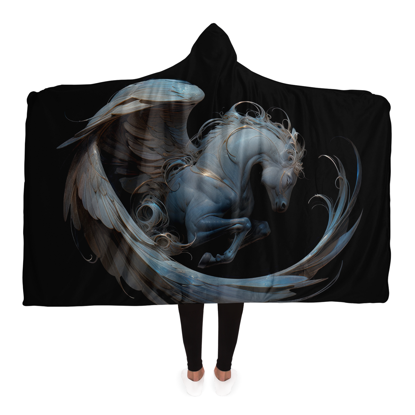 Silk Pegasus Hooded Blanket