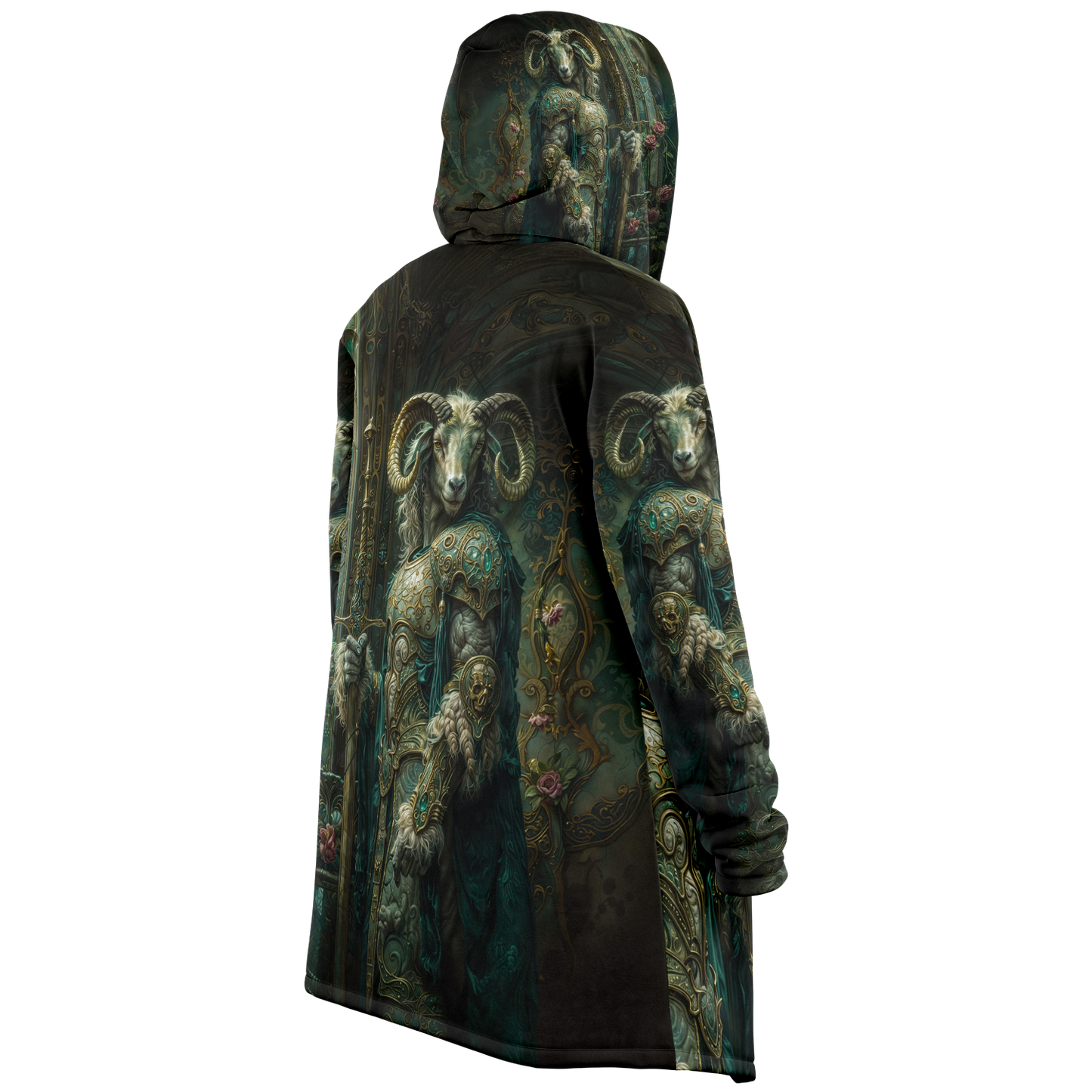 Emerald Oathkeeper Microfleece Cloak