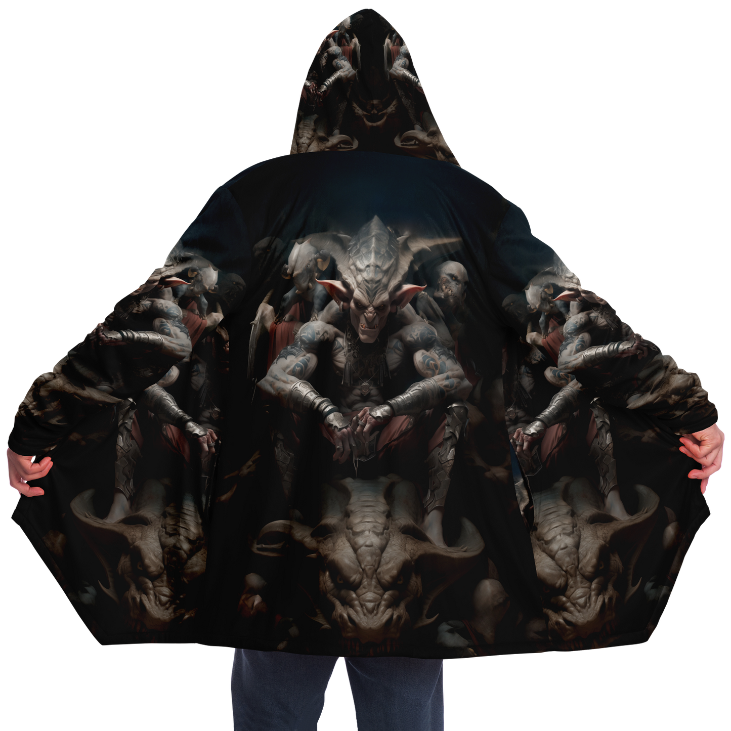 Draconian Goblin King Microfleece Cloak