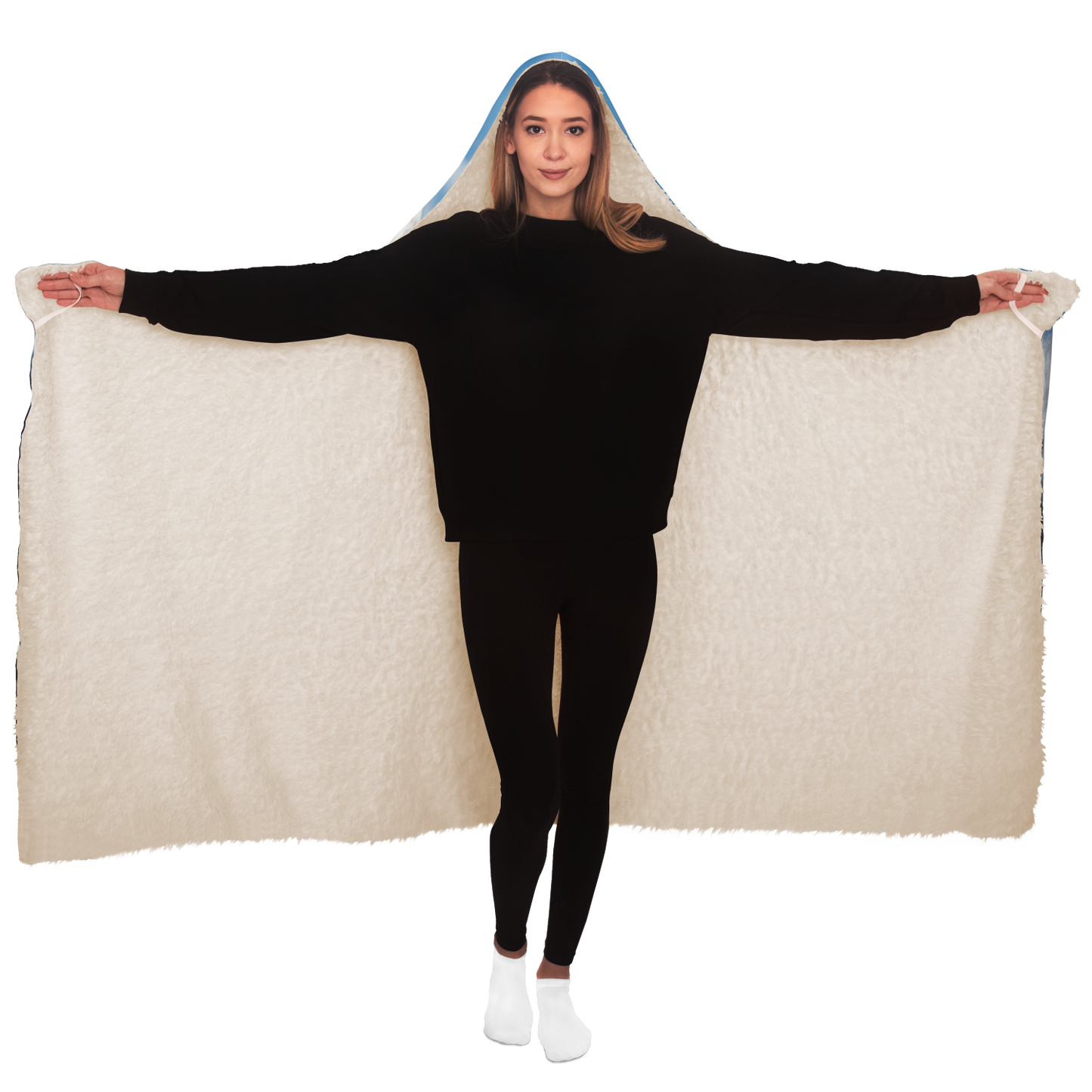 Albino Skyroar Hooded Blanket