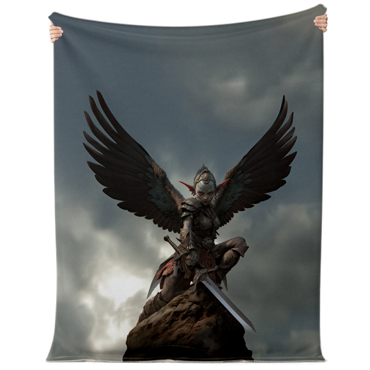 Goblin Harpy Queens Gaurd Premium Microfleece Blanket