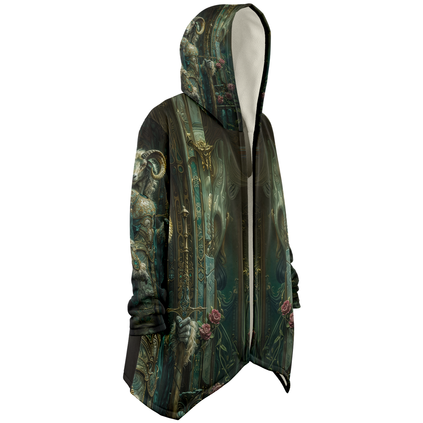 Emerald Oathkeeper Microfleece Cloak