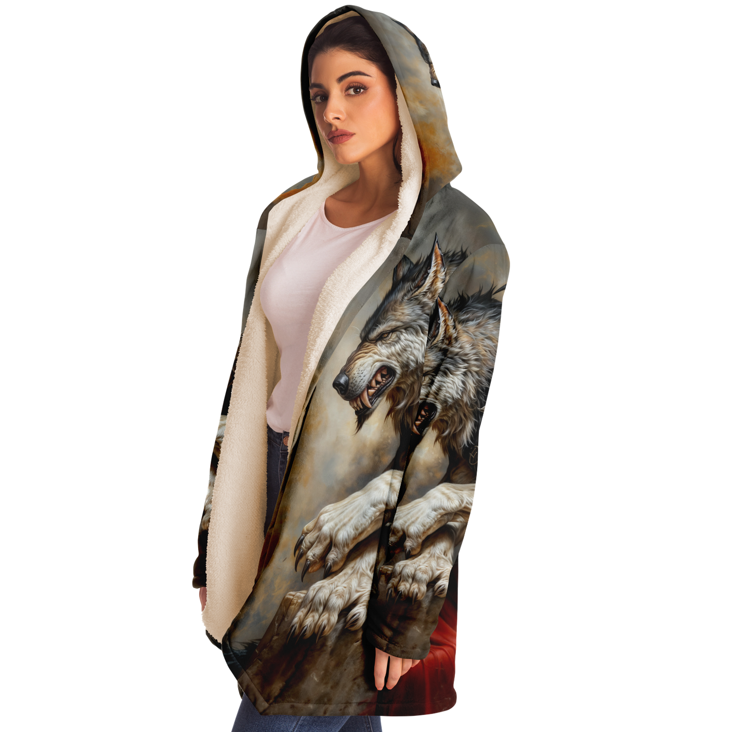 Dracowolf Microfleece Cloak