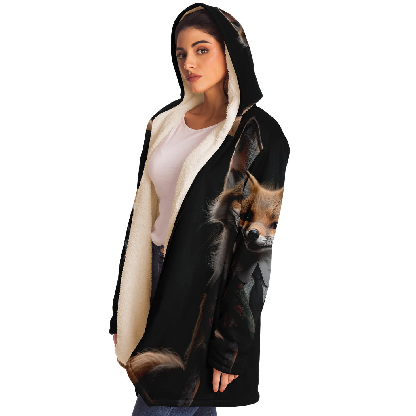 Mr Sleek Fox Microfleece Cloak