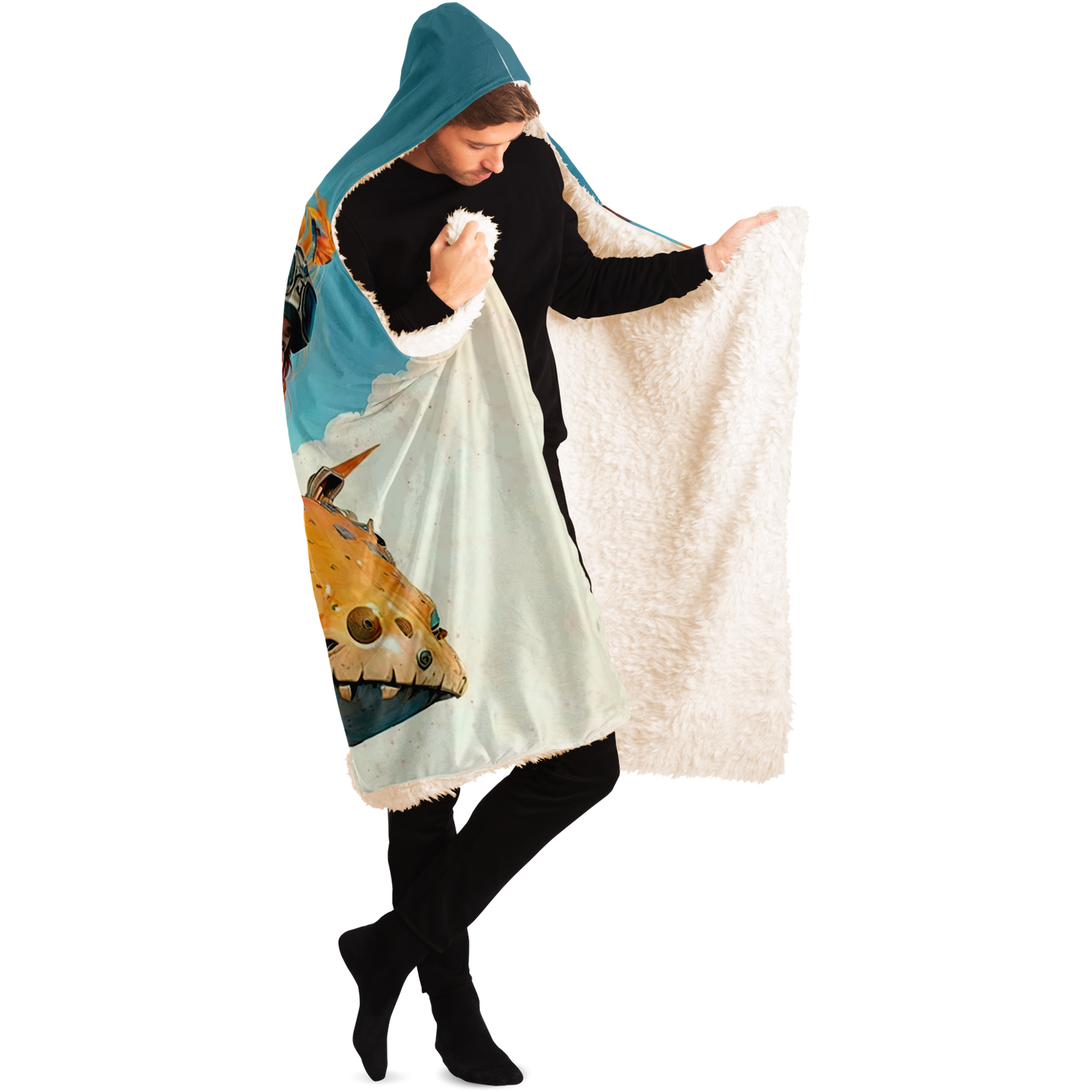 Thick as Thieves Sky Pirates Hooded Blanket