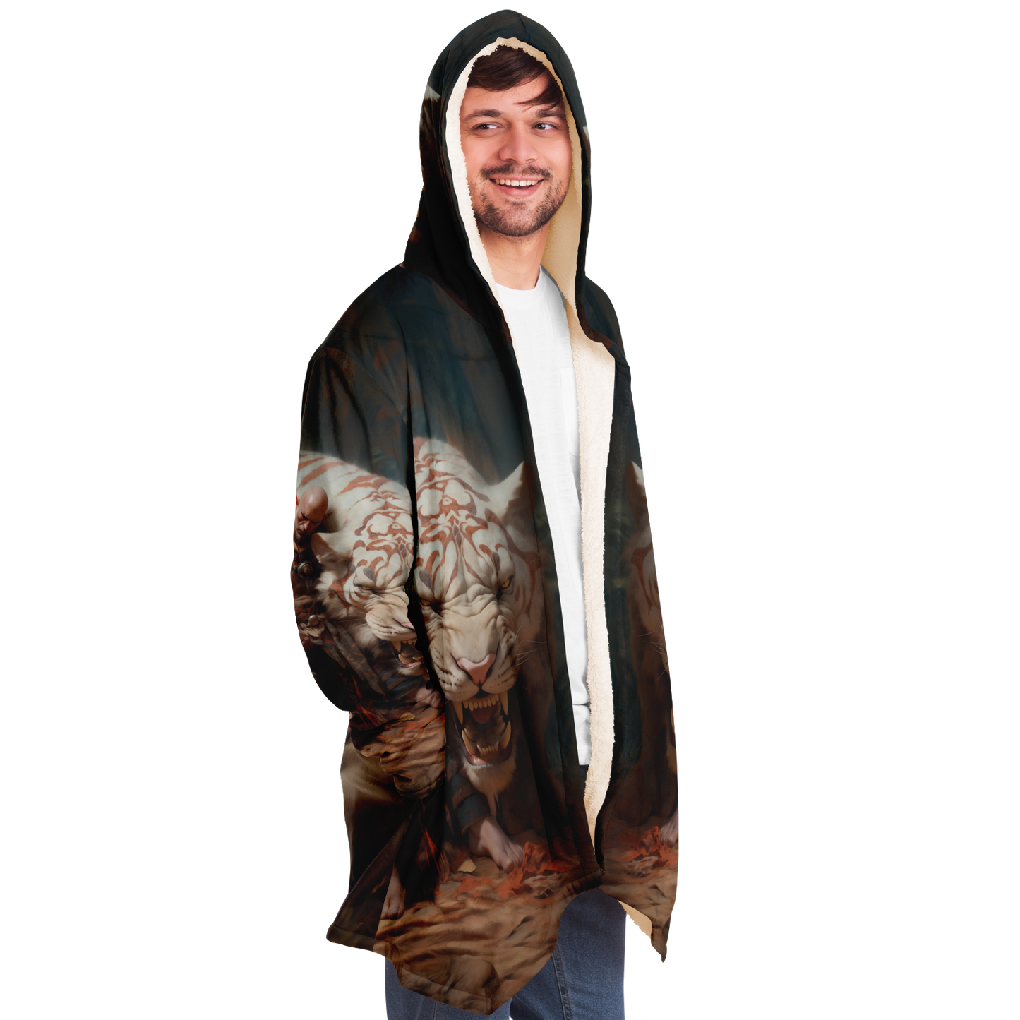 Tiger Scout Microfleece Cloak