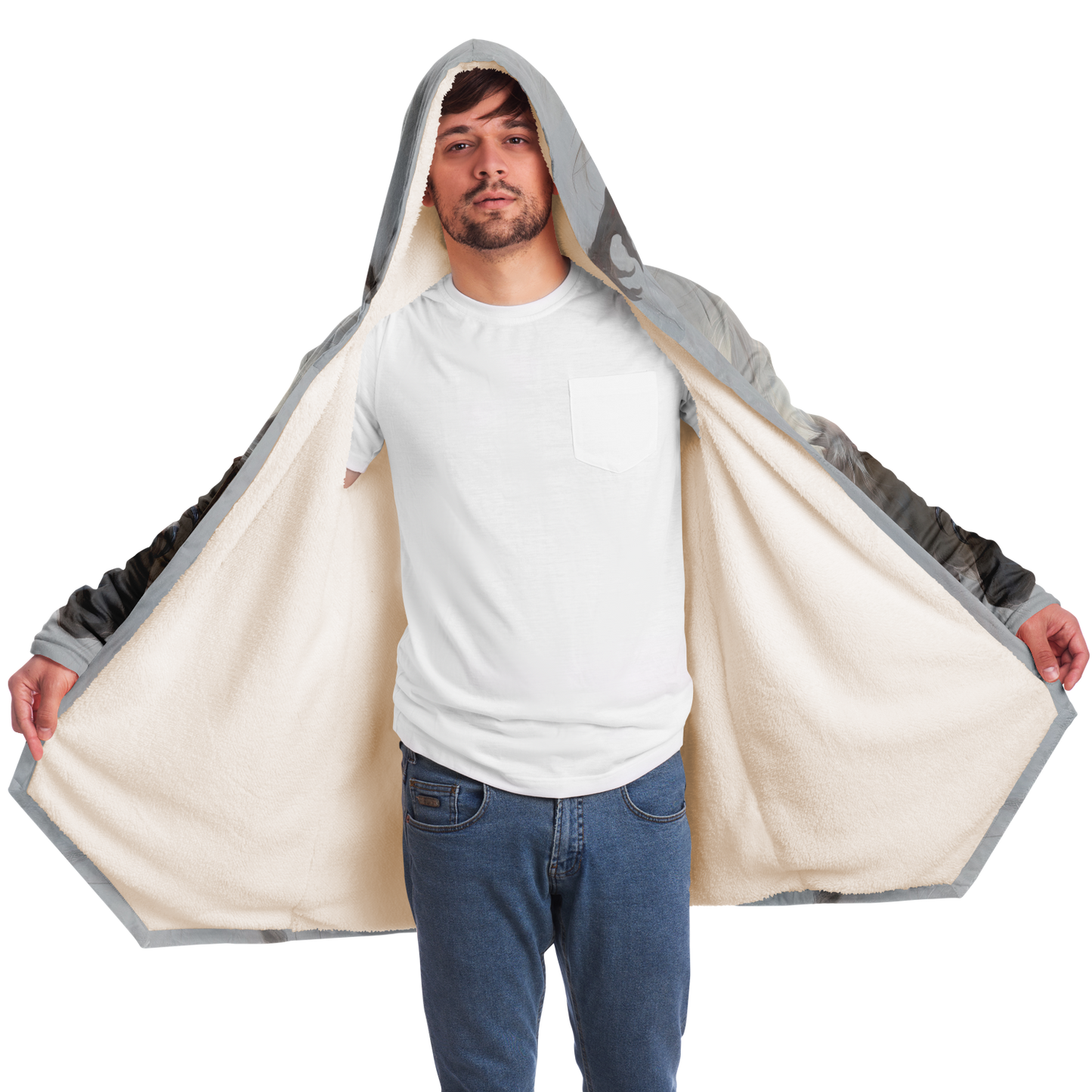 Frostbite Werewolf Microfleece Cloak