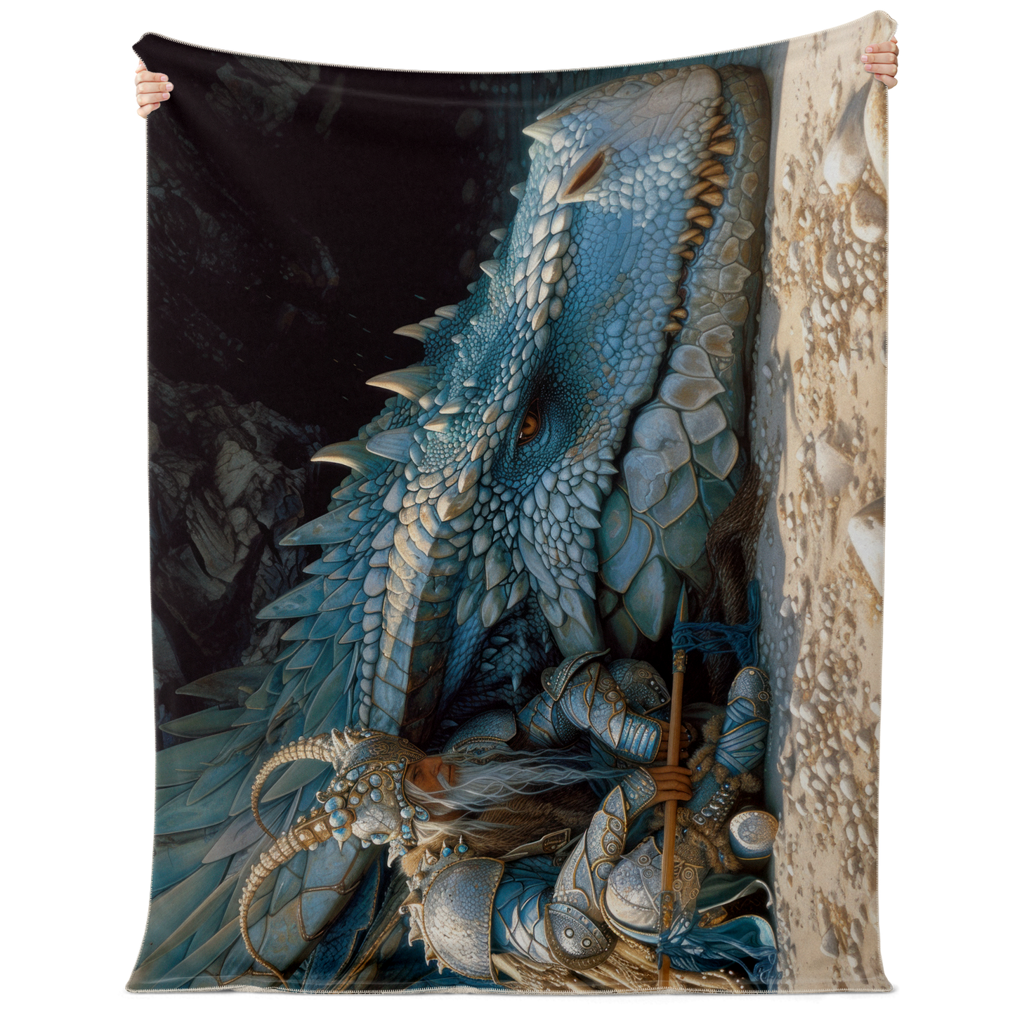 Dragons Rest Premium Microfleece Blanket